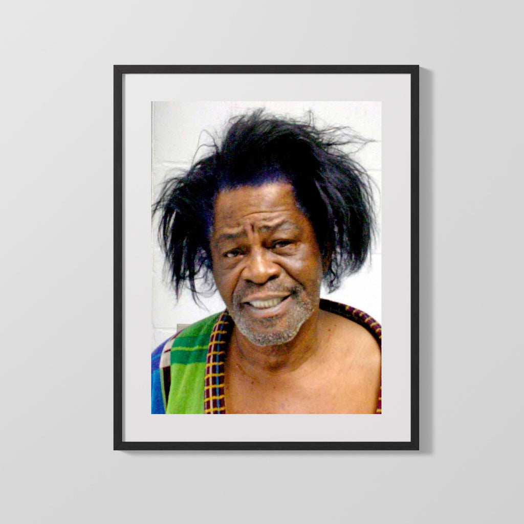 Celebrity Mug Shot - James Brown - Papas Got a Brand New Rap Sheet Mug Shots Vintage Framed Prints Gallery Frame 16x20