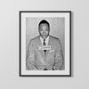 Celebrity Mug Shot - Martin Luther King Jr - Dreamer in Custody Mug Shots Vintage Framed Prints Gallery Frame 16x20