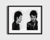 Celebrity Mug Shot - Sid Vicious - Punk Never Behaves Mug Shots Vintage Framed Prints Gallery Frame 16x20