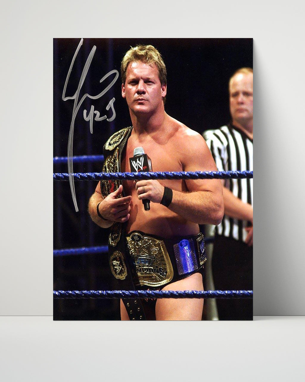 Unframed Chris Jericho Autograph Promo Print Unframed Print - Wrestling FSP - Unframed