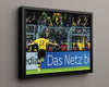 Christian Pulisic - Borussia Dortmund - Team Celebration Soccer FramedSportPrints Floating Canvas 16x20
