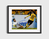 Christian Pulisic - Borussia Dortmund - Past the Keeper Soccer FramedSportPrints Gallery Frame 16x20