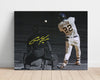 Christian Yelich Autograph Print - Spotlight Swing - Brew Crew Star