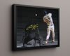 Christian Yelich Autograph Print - Spotlight Swing - Brew Crew Star
