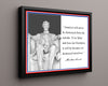 Classic Quotes - Abraham Lincoln - Destroyed from within Quotes Vintage Framed Prints Floating Canvas 16x20