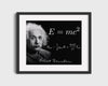 Classic Quotes - Albert Einstein - Emc2 genius Quotes Vintage Framed Prints Gallery Frame 16x20