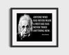 Classic Quotes - Albert Einstein - Mistakes mean learning Quotes Vintage Framed Prints Gallery Frame 16x20