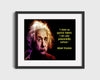 Classic Quotes - Albert Einstein - Passionately curious Quotes Vintage Framed Prints Gallery Frame 16x20