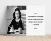 Classic Quotes - Anne Frank - Improve the world now Quotes Vintage Framed Prints Poster 16x20