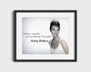 Classic Quotes - Audrey Hepburn - Impossible means possible Quotes Vintage Framed Prints Gallery Frame 16x20