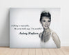 Classic Quotes - Audrey Hepburn - Impossible means possible Quotes Vintage Framed Prints Poster 16x20