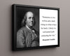 Classic Quotes - Benjamin Franklin - Wolves and lambs Quotes Vintage Framed Prints Floating Canvas 16x20