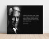 Classic Quotes - Bertrand Russell - Believe in words not fists Quotes Vintage Framed Prints Poster 16x20
