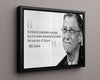 Classic Quotes - Bill Gates - Lessons of failure Quotes Vintage Framed Prints Floating Canvas 16x20