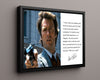 Classic Quotes - Clint Eastwood - Do you feel lucky Quotes Vintage Framed Prints Floating Canvas 16x20