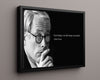 Classic Quotes - Dieter Rams - As little design as possible Quotes Vintage Framed Prints Floating Canvas 16x20
