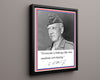 Classic Quotes - General Patton - Think Different - Military Leadership Quote Quotes Vintage Framed Prints Floating Canvas 16x20