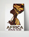 Classic Travel Poster - Africa - Pan Am Clipper Travel Vintage Framed Prints Poster 16x20