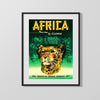 Classic Travel Poster - Africa - Pan Am Travel Vintage Framed Prints Gallery Frame 16x20