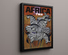 Classic Travel Poster - Africa - TWA Travel Vintage Framed Prints Floating Canvas 16x20