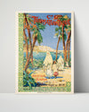 Classic Travel Poster - Algeria Tunisia - PLM Travel Vintage Framed Prints Poster 16x20
