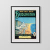 Classic Travel Poster - Bridlington - Seaside Promenade Travel Vintage Framed Prints Gallery Frame 16x20