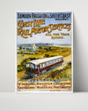 Classic Travel Poster - Brighton - Railway Travel Vintage Framed Prints Poster 16x20