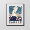 Classic Travel Poster - Candee - Winter Fashion Travel Vintage Framed Prints Gallery Frame 16x20