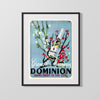 Classic Travel Poster - Dominion - Vin Mousseux Travel Vintage Framed Prints Gallery Frame 16x20