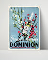 Classic Travel Poster - Dominion - Vin Mousseux Travel Vintage Framed Prints Poster 16x20