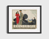 Classic Travel Poster - Edinburgh - Mons Meg Travel Vintage Framed Prints Gallery Frame 16x20