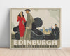 Classic Travel Poster - Edinburgh - Mons Meg Travel Vintage Framed Prints Poster 16x20