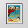 Classic Travel Poster - Egypt - Camel Airways Travel Vintage Framed Prints Gallery Frame 16x20