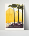 Classic Travel Poster - Egypt - Pharaohs Travel Vintage Framed Prints Poster 16x20