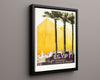 Classic Travel Poster - Egypt - Pharaohs Travel Vintage Framed Prints Floating Canvas 16x20
