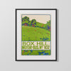 Classic Travel Poster - England - Box Hill Travel Vintage Framed Prints Gallery Frame 16x20