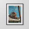 Classic Travel Poster - England to Australia - Air Race Travel Vintage Framed Prints Gallery Frame 16x20