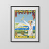 Classic Travel Poster - France - Beaulieu-sur-Mer Travel Vintage Framed Prints Gallery Frame 16x20