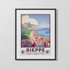 Classic Travel Poster - France - Dieppe Travel Vintage Framed Prints Gallery Frame 16x20