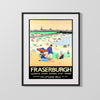 Classic Travel Poster - Fraserburgh - Seaside Holiday Travel Vintage Framed Prints Gallery Frame 16x20