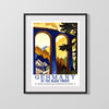 Classic Travel Poster - Germany - Black Forest Travel Vintage Framed Prints Gallery Frame 16x20
