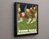 Classic Travel Poster - Germany - John Bull Football Travel Vintage Framed Prints Floating Canvas 16x20