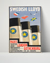 Classic Travel Poster - Gothenburg - Swedish Lloyd Travel Vintage Framed Prints Poster 16x20