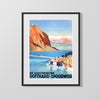 Classic Travel Poster - Gotthard - Swiss Railway Travel Vintage Framed Prints Gallery Frame 16x20