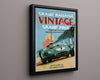 Classic Travel Poster - Grand Bahama - Vintage Grand Prix Travel Vintage Framed Prints Floating Canvas 16x20