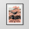 Classic Travel Poster - Grand Canyon - Landmark Travel Vintage Framed Prints Gallery Frame 16x20