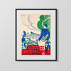 Classic Travel Poster - Grenoble - Jardin des Dauphins Travel Vintage Framed Prints Gallery Frame 16x20