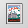 Classic Travel Poster - Gstaad - Golf and Friends Travel Vintage Framed Prints Gallery Frame 16x20