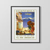 Classic Travel Poster - Guatemala - Pan American Travel Vintage Framed Prints Gallery Frame 16x20