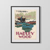Classic Travel Poster - Hadley Wood - Tram Route Travel Vintage Framed Prints Gallery Frame 16x20